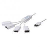 USB 2.0 Kabel Hub, 4 Port