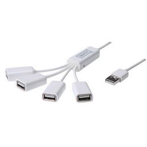 USB 2.0 Kabel Hub, 4 Port DA-70216