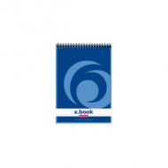 Spiralnotizblock x.book DIN A6, liniert