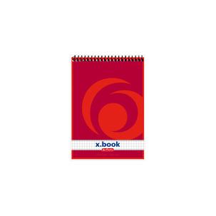 Spiralnotizblock x.book DIN A6, kariert 300002983