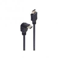 HDMI Anschlusskabel, A-Stecker - A-Stecker, einseitig gewinkelt