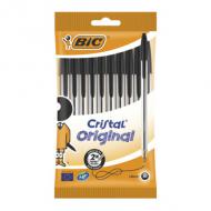 Kugelschreiber Cristal Origial, schwarz, 10er Beutel