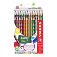 Dreikant-Buntstifte EASYcolors, für Linkshänder - 6er Etui