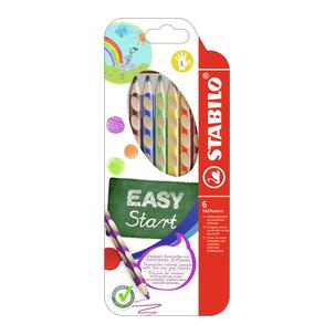 Dreikant-Buntstifte EASYcolors, für Rechtshänder - 6er Etui 332/6