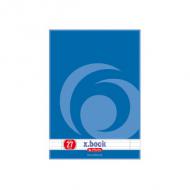 Symbolbild: Schulblock x.book, blaues Deckblatt