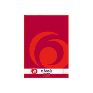 Symbolbild: Schulblock x.book, rotes Deckblatt 400129553