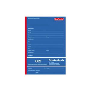 32 Blatt A5 AVERY Zweckform Formularbuch Fahrtenbuch 