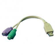 USB 1.1 - 2 x PS/2 Adapterkabel