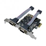 Serielle RS-232 PCI-Express Karte, 2 Port