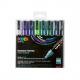 Pigmentmarker POSCA PC-5M, 8er Etui, metall Farben PC-5M/8