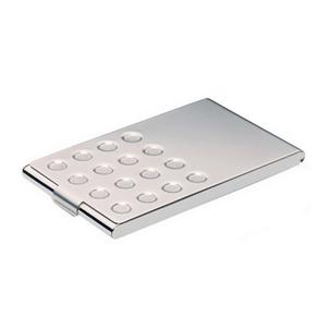 Visitenkarten-Etui BUSINESS CARD BOX CHROME 2440-23