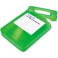 Logilink schutzbox für 1x 3,5"" hdd grün, beschriftungslabel (ua0133g)