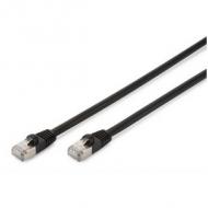 DIGITUS CAT6 S/FTP Outdoor-Patchkabel AWG 27/7 2xRJ45 UV beständig -30 C bis zu +80 C schwarz 5m (DK-1644-050/BL-OD)