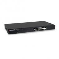 INTELLINET 16-Port Fast Ethernet PoE+ Switch 16 x PoE IEEE 802.3at / af Power-over-Ethernet (PoE+ / PoE) Ports Endspan Rackmount (560849)