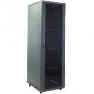 INTELLINET 48,3cm 19Zoll Netzwerkschrank 16HE HxBxT 878 x 600 x 600 mm Schutzklasse IP20 vollständig montiert schwarz (713627)