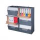 Symbolbild: Archiv-Container, mit Frontdeckel, in Anwendung 227160510