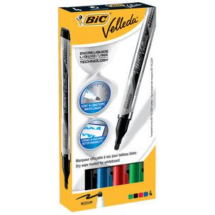 Whiteboard-Marker Velleda Liquid Ink, 4er Etui 902094