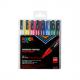 Pigmentmarker POSCA PC-3M, 8er Etui, Pastell PC3M/16A ASS21