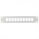 10" Keystone Patch Panel, schwarz ACT107