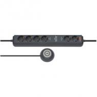 Steckdosenleiste Eco-Line Comfort Switch EL CSP24, schwarz