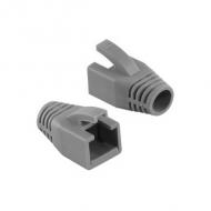 Knickschutztüllen für RJ45 Stecker, grau