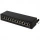 Desktop Patch Panel Kat.6, 12 Port, schwarz NP0017A