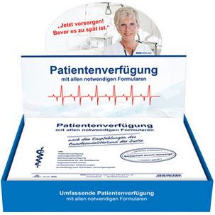 Vordruck "Patientenverfügung", Thekendisplay 2895