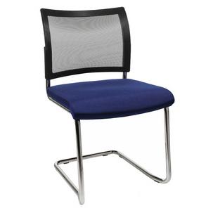 Besucherstuhl "Visit 20 Netz", blau NV490 G260