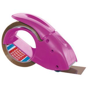 tesapack® Handabroller PACK N GO, pink 51113