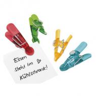Notiz-Magnethalter GLOSSY, 4er Set, farbig sortiert