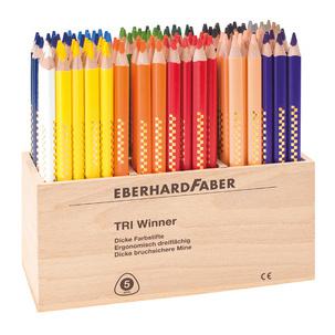 Dreikant-Buntstift TRI Winner, 114er Holzköcher 518420