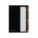 Ordnungsmappe DESKORGANIZER Color, 12-teilig, schwarz 44133-01