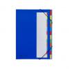 Ordnungsmappe DESKORGANIZER Color, 12-teilig, blau