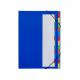Ordnungsmappe DESKORGANIZER Color, 12-teilig, blau 44133-04