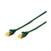 Patchkabel Kat. 6A, S/FTP, grn