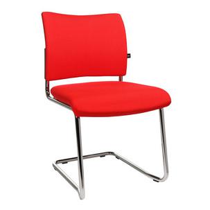 Besucherstuhl "Visit 20 Polster", rot NV390 G27