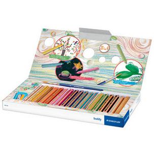 Hexagonal-Buntstift buddy 3 in 1, 18er Kartonetui 140 C18