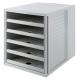 Schubladenbox KARMA, grau/blau 14018-18