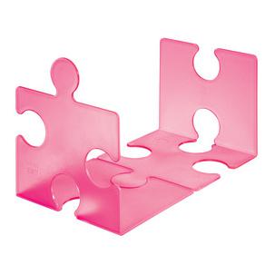 Buchstütze PUZZLE, pink-signal 9212-64