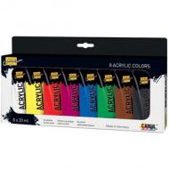Acrylfarbe SOLO Goya "Acrylic", 8er-Set