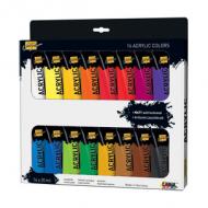 Acrylfarbe SOLO Goya "Acrylic", 16er-Set