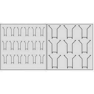 Beispiel: 18 x DIN lang / 9 x DIN A4 43620114