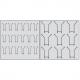 Beispiel: 6 x DIN A4 mit 6 x DIN lang 43620114