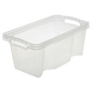 Aufbewahrungsbox "franz", natur-transparent 1027100100000