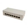 Desktop Patch Panel Kat. 6, lichtgrau