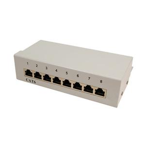 Desktop Patch Panel Kat. 6, lichtgrau NP0016A