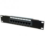 10" Patch Panel, Kat. 5e, ungeschirmt, 8 Port