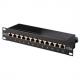 10" Patch Panel, Kat. 5e, geschirmt, 8 Port DN-91508U
