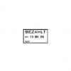 Abdruckbeispiel, 2910C11, Bezahlt