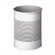 Papierkorb METALL, metallic silber 3310-01